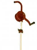Rotary hand pump for 15-55 gallon container
