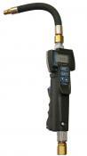 Digital preset meter for dispensing in pints, quarts, liters, or gallons.