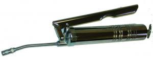 3-way loading chrome-plated lever-style grease gun w/ pipe. Case of 10 units