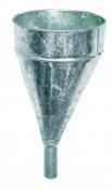 5 quart offset galvanized funnel w/ screen. Case of 6 units