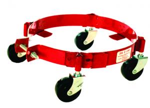Band-type dolly w/ phenolic casters for 25-50 lb pail