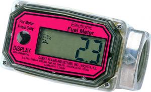 Digital gallon fuel meter 