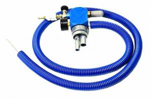 Vacuum pump w/ bung adapter, suction hose 