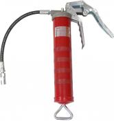 Pistol-style powder-coated grease gun w/ whip hose. Case of 10 units