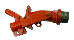 Manual cast-iron gate valve threaded 3/4 inch NPT