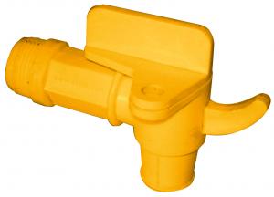 Polyethylene bung faucet for 3/4 inch NPT opening. Case of 12 units