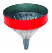 8 quart galvanized funnel w/ screen. Case of 3 units