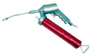 Air-operated grease gun w/ swivel