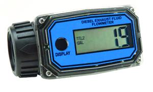 Digital DEF nylon meter w/ 1 inch inlet/outlet 