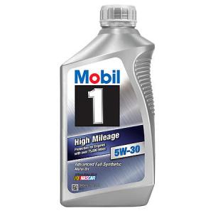 MOBIL 1 HIGH MILEAGE 5W-30,6X1QT (1.5) CASE