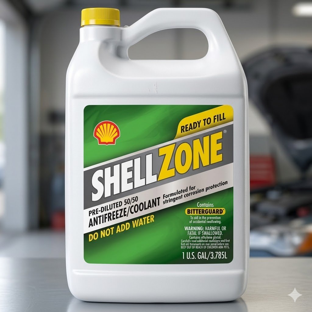 ShellZone Multi-Vehicle Antifreeze/Coolant 50/50 6*1 GAL CASE