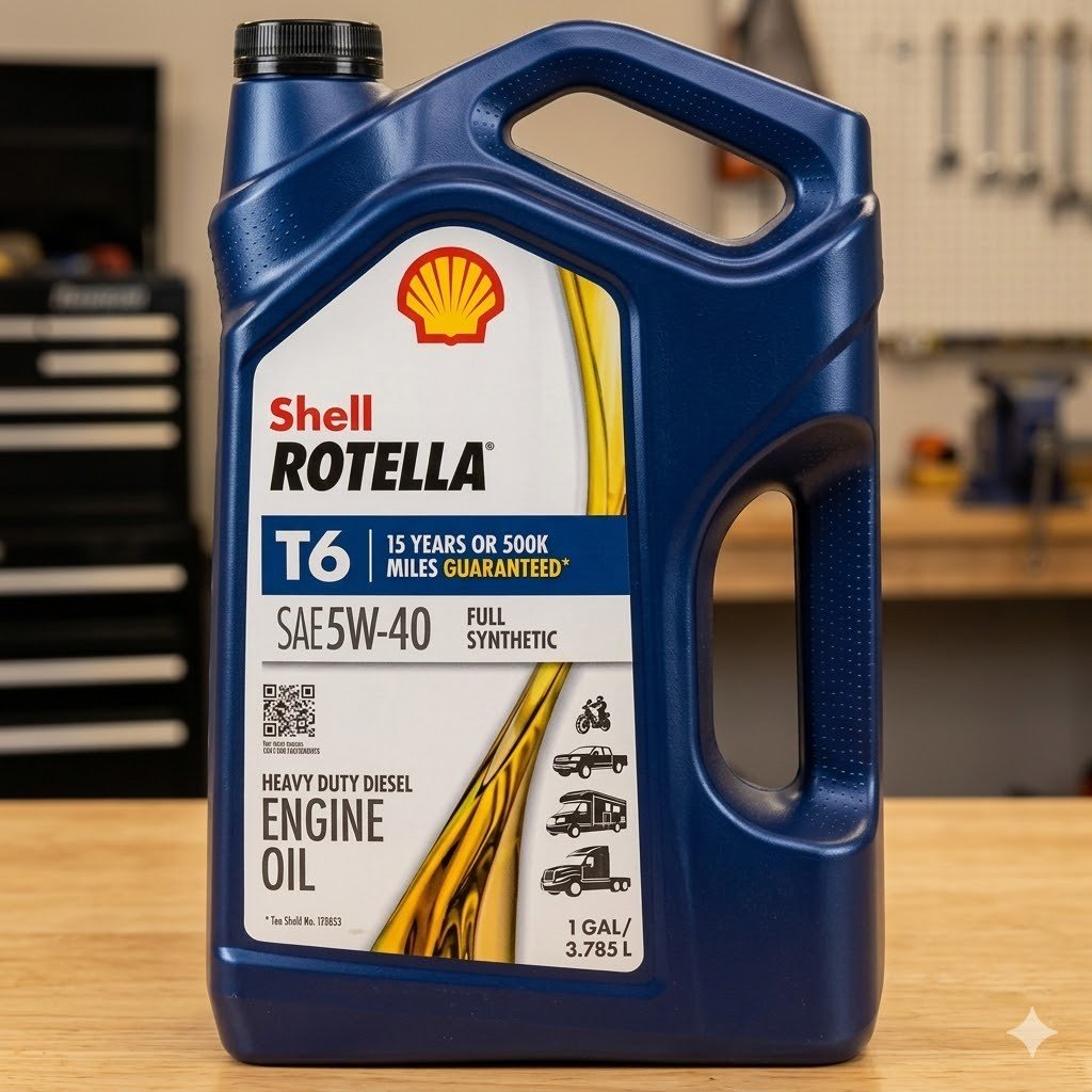 Shell Rotella T6 5W40 CK4 24*1  QT CASE