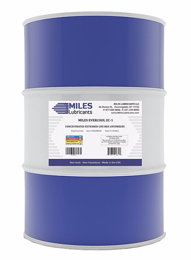 EVERCOOL EC-1 (EXTENDED LIFE RED ANTIFREEZE) (55 Gallons)